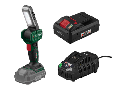 LED hand lamp +smart battery /4 Ah +battery charger /4