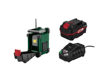 COMPULT BUILDING RADIO /PBR F10 A1 + battery /4 Ah + battery charger /4