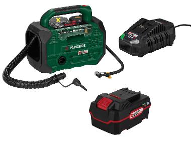 AKU compressor and pump + battery /4 Ah + charger /4