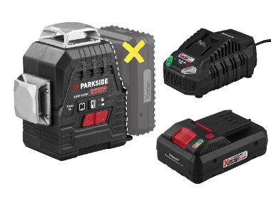 CO CRACK LINE LASER X 360 ° 3360 A1 + Smart Battery /4Ah + Charger /4