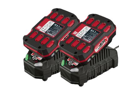 Set of 2 lithium-ion batteries