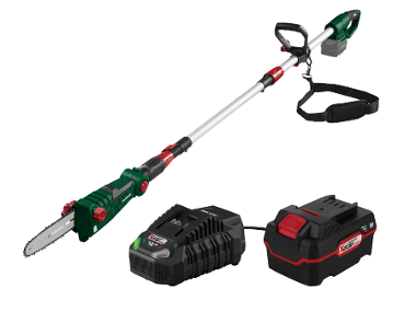 Telescopic battery high pruner with battery 4 AH and charger