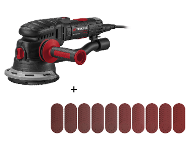 Eccentric sander + Sandpaper set 100 pieces