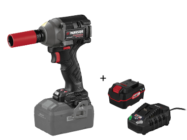 Impact screwdriver with battery and charger