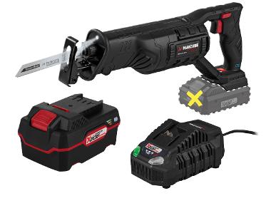 Cordless reciprocating saw + battery and charger