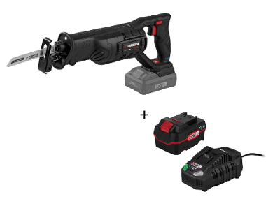Cordless reciprocating saw + battery and charger