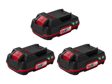 Set of 3 batteries - 2 Ah