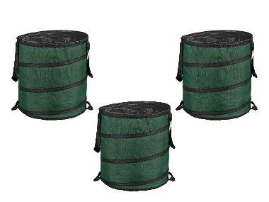 Set 3x Pop-up-Gartenabfallsack