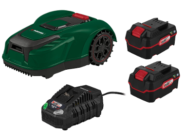 Robotic lawn mower Smart with 4 Ah batteries and 4