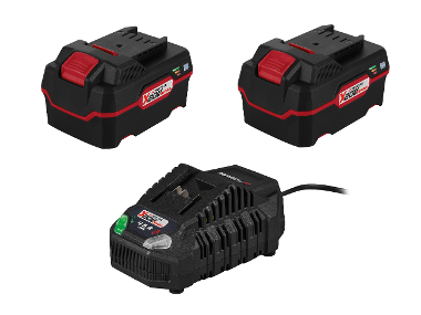 Set of 2 batteries - 4 Ah and 1 charger - 4
