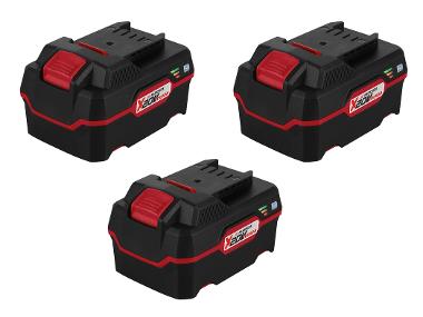 Set of 3 batteries - 4 Ah
