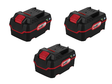 Set of 3 batteries - 4 Ah