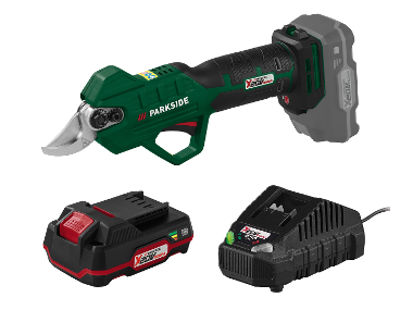 Cordless branch shears + Battery /2 Ah + Battery charger /2