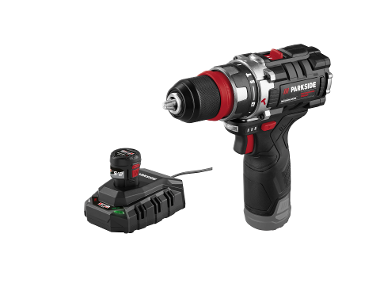Impact drill with battery and charger