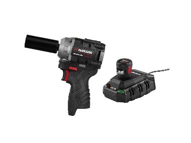 Cordless impact screwdriver with battery and charger