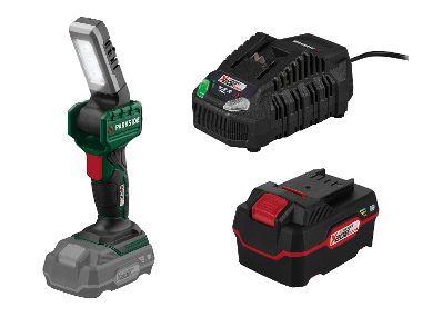 Aku LED hand lamp + Accumulator /4 Ah + Accumulator charger /4