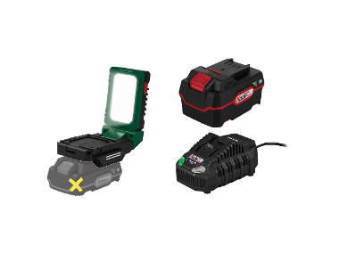 Aku LED lamp + Accumulator /4 Ah + Accumulator charger /4
