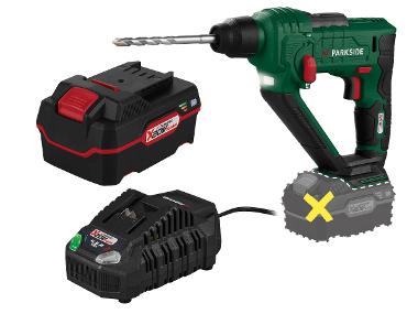 Cordless hammer drill + Accumulator 4 Ah + Accumulator charger /4