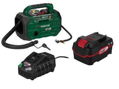Battery compressor and pump + Battery 4 Ah + Battery charger /4