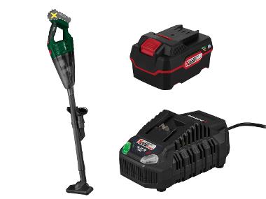 Cordless handheld vacuum cleaner + Accumulator 4 Ah + Accumulator charger /4