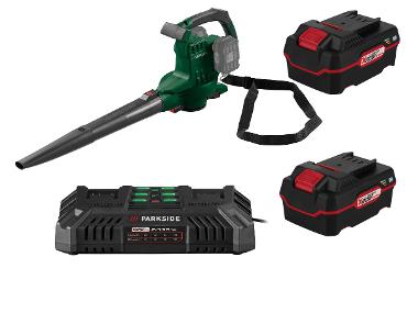 Cordless vacuum cleaner/leaf blower + 4 Ah battery