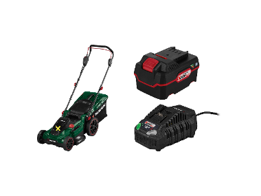 Battery lawnmower + Accumulator /4 Ah + Accumulator charger /4
