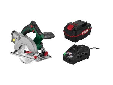 Cordless manual circular saw + Accumulator /4 Ah + Accumulator charger /4