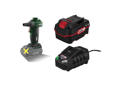 Battery pump + Accumulator /4 Ah + Accumulator charger /4