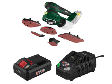 Cordless multifunctional grinder 3 in 1 + Smart battery /4 Ah + Battery charger /4