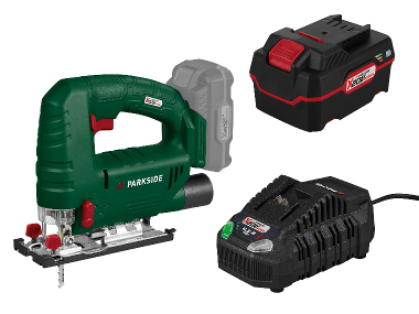 Cordless reciprocating saw + Accumulator /4 Ah + Accumulator charger /4