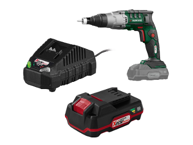 Cordless drywall screwdriver + Battery /2 Ah + Battery charger /2