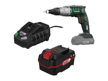 Cordless drywall screwdriver + Accumulator /4 Ah + Accumulator charger /4