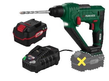 Cordless hammer drill + Accumulator /4 Ah + Accumulator charger /4
