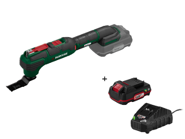 Multi-tool with battery and charger