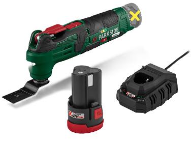 Cordless multifunctional tool + Accumulator /2 Ah + Battery charger /2