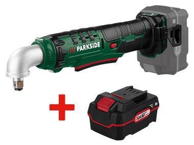 Cordless impact angle screwdriver + Battery