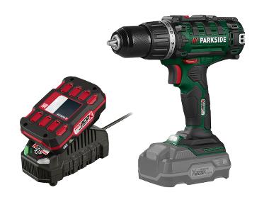 Cordless drill/driver 60 Nm with battery and charger