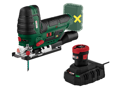 Battery reciprocating saw + Battery /2 Ah + Battery charger /2