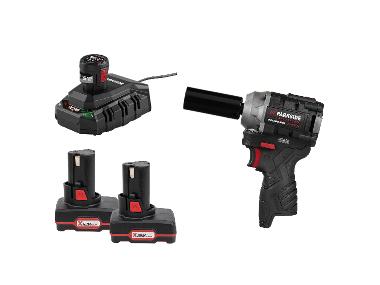 Cordless impact wrench set