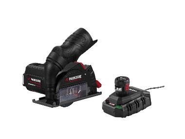 Cordless angle grinder set