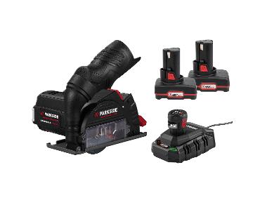Cordless angle grinder set