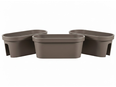 Set van 3 balkon plantenbakken