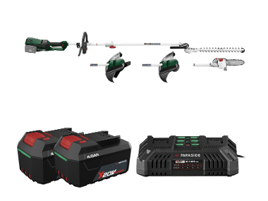 Aku zahradní kombinované nářadí 4 v 1 PGKGA 40-Li B2, 2x 4 Ah