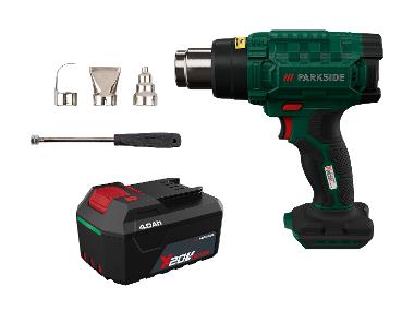 Zestaw Akumulatorowa opalarka, 20 V z akumulatorem litowo-jonowym, 4 Ah