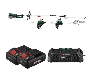 Aku zahradní kombinované nářadí 4 v 1 PGKGA 40-Li B2, 2x Smart 4 Ah
