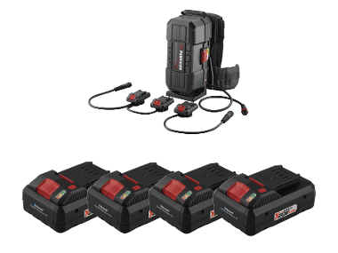 Battery Backpack with Smart Batteries